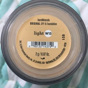 Bare Minerals Original SPF 15 Powder Foundation Light W15